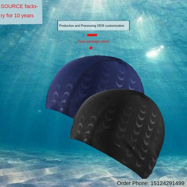 

new imitation shark skin lycra swimming cap independent packaging swimming cap 7 days return