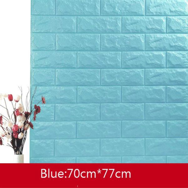 

2016 diy самостоятельной adhensive 3d кирпича стены стикеры декора гостиной пены водонепроницаемые покрытия для стен обои для тв фон детская