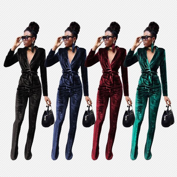 

ts713 cross-border supply new european and american womens gold velvet casual two-piece womens clothing, Black;white