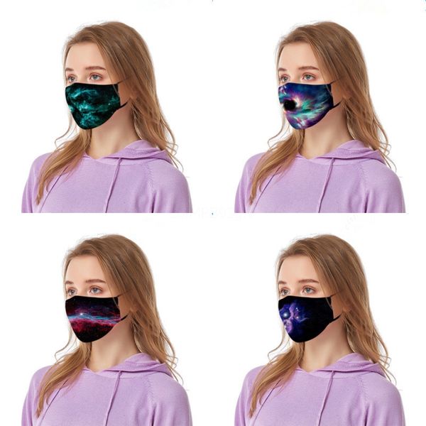 

lyon blue ot fa mask reusable cartoon print cubrebocas decorados para nios ultraviolet proof wasable running riding bike zlome gn#604