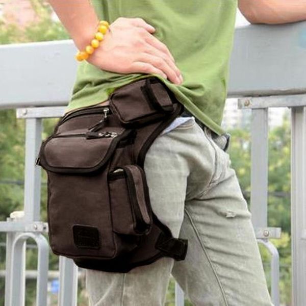 

waist bag canvas drop waist leg bags pack belt bicycle and motorcycle for men women