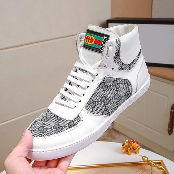 

new men sneakers shoes comfort casual platform leather lace -up leather mens shoes with original box luxury fashion sneakers g966 sale mens