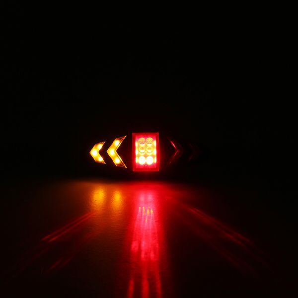 

xanes stl05 led 6 modes wireless remote control turn bike taillight 500mah usb rechargeable light torch lantern spotlights