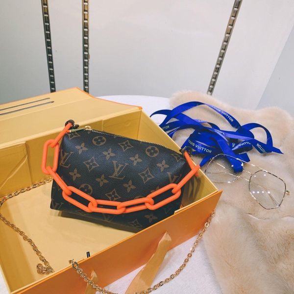 

new arrival women bags vintage classic leather shoulder bag chain zipper crossbody bag lady trend style hobo totes with origin box