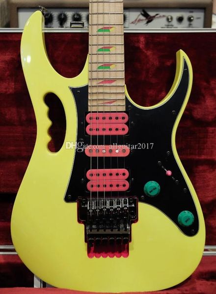 

rare steve vai 30th anniversary jem 777 desert yellow electic guitar limited collector edition 2017 china guitars