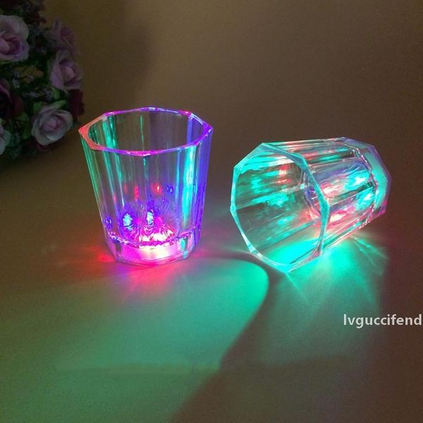 

dhl led sglasses multicolor wine glass liquid activated fun light up s 2 oz tumbler creative for party