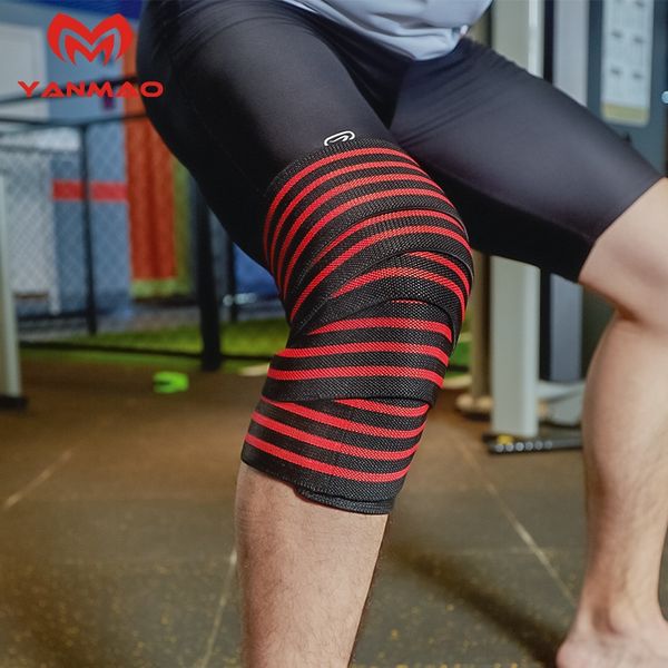 

kneepad fitness men's sporting goods bandage sports outdoor sports bandage winding squat gym knee outdoor exercise, Black;gray