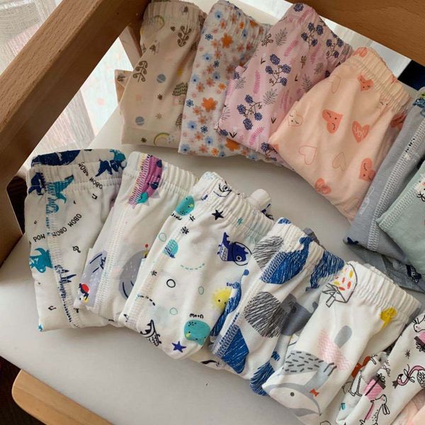 

blmr8 soft as new children's boxer pants underwear korean-style printed a- type lycra cotton boxer underwear for boys and girls four-co, Camo