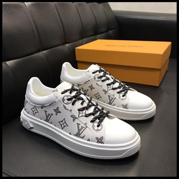 

2020qe new product official website synchronous release luxury men's casual fashion shoes outdoor travel sports shoes original box, Black