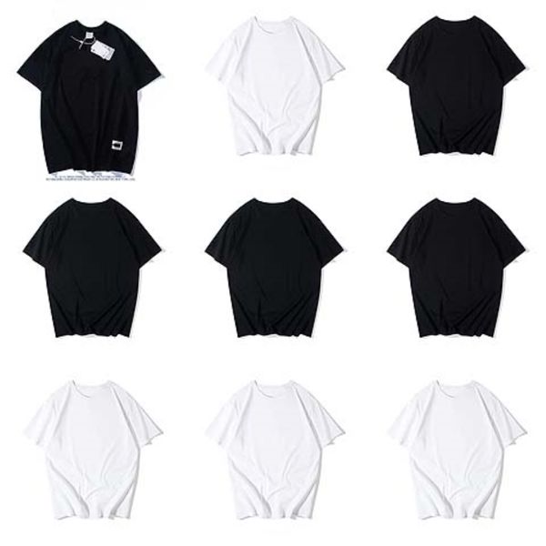 

2020 new women's designer short sleeve t-shirt new spring and summer girls fashion panel t-shirt color s-2xl #qa403, White;black