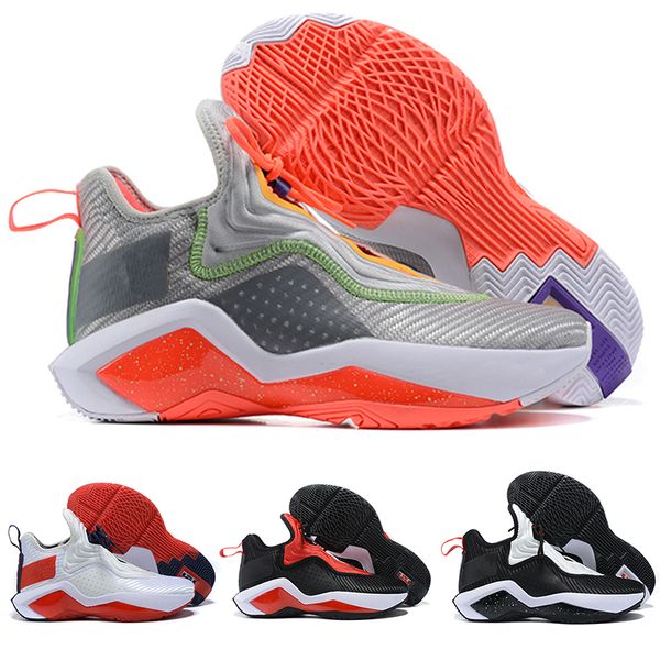 

lebrons soldier 14 xiv ep hare men basketball shoes james 14s soldiers white black red mens sneakers sport trainers size 40-46