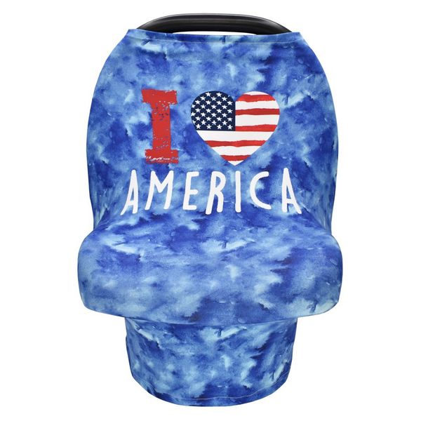 

15627 america stretchy multi use baby car seat cover infant baby carseat canopy privacy nursing cover breastfeeding cover