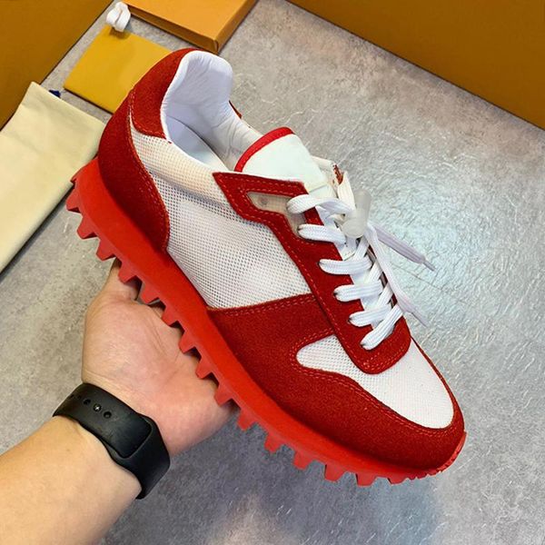 

runner sneaker mens shoes with origin box zapatos de hombre breathable footwears plus size sports lace-up casual men shoes, Black