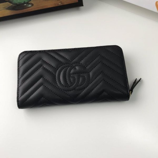 

высокое качество женщин кошелек на молнии сумки деньги монет карманные карты держатель кошелек кожаный кошелек длинные женские роскошные сум