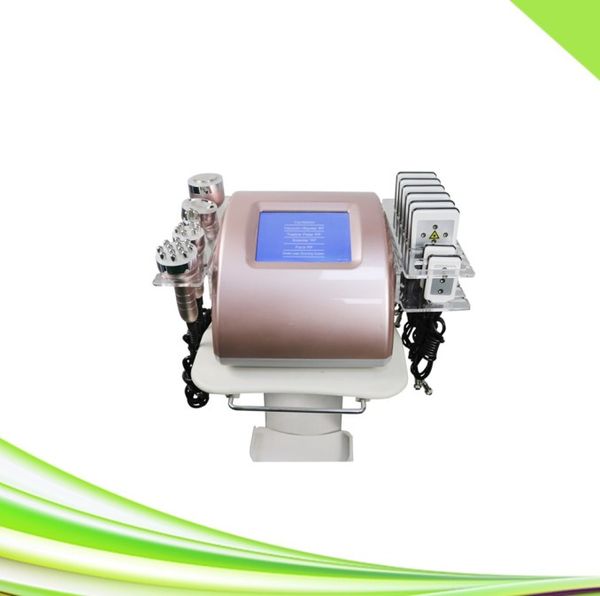 

6 in 1 ultrasonic cavitation rf lipo laser fat burning slimming vacuum cavitation system