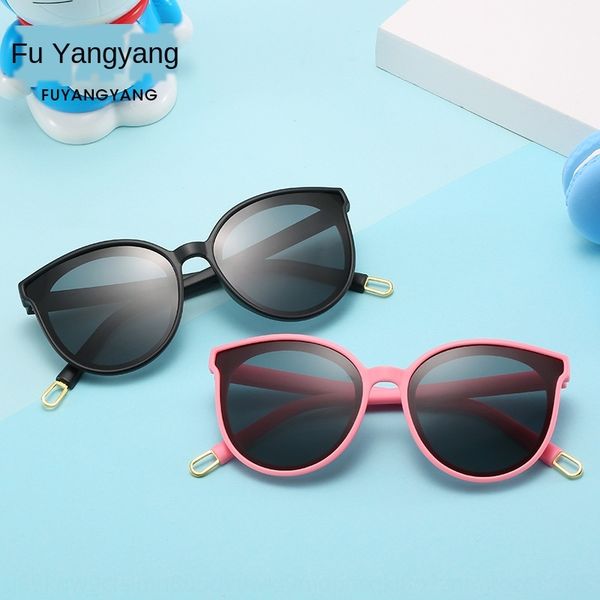 

2020 new fashion silicone children polarized sun sun silicone sun glasses uv-proof children's glasses children's sunglasses, Blue