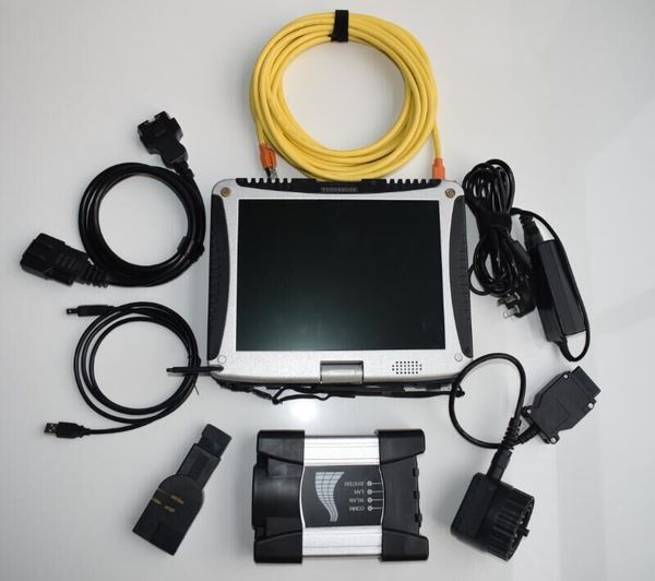 

for icom next with lap+icom software rheingold isis isid+ix104 tablet ready to work 3in1 programming & diagnostic tool