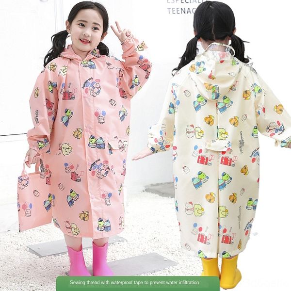 

xuhmg нового уголок биологических дети плащ ребенок водонепроницаемого плащ пончо школьного сиденье защитной одежда пр студентов детского са, Red;brown