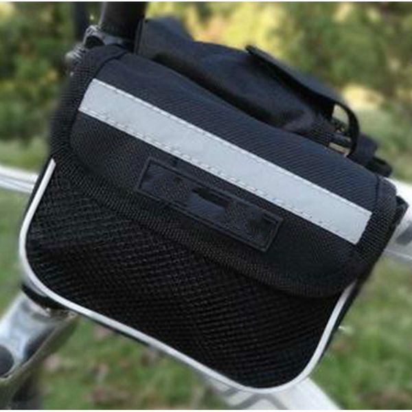 

mountain bike front beam che jia mobile bao shuang bian bao bicycle bag phone 4-in -1 multi-purpose bicycle bag