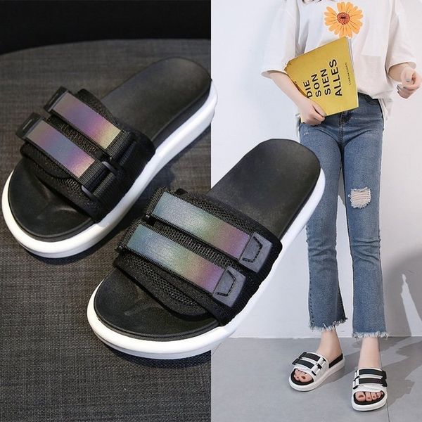 

piqgj 2020 harajuku thick-soled all-match ins trendy online popular flip-flops slippers sandals and slippers fashion flip-flops outdoor flat