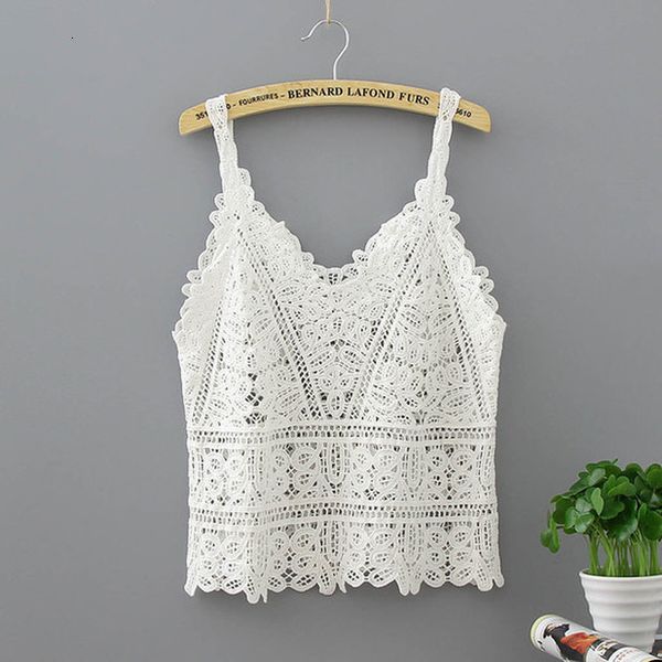 

lace solid color sleeveless camisole 2020 fashion womens v neck tank teeshirt female summer casual loose vest shirt top, White