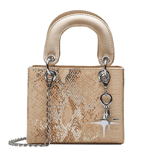 

women's crossbody bags fashion ladies handle pu vintage chains serpentine zipper female satchel shoulder bag casual handbags