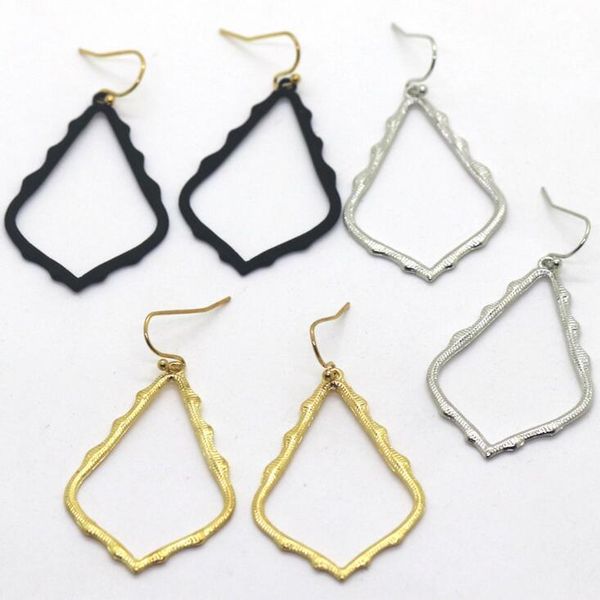 

Kendra Style Scott Hollow Waterdrop Frame Earrings Fashion Dangle Earrings for Women Party Gift