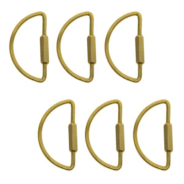 

6x micro pave claw lock screw clasp for jewelry making findings