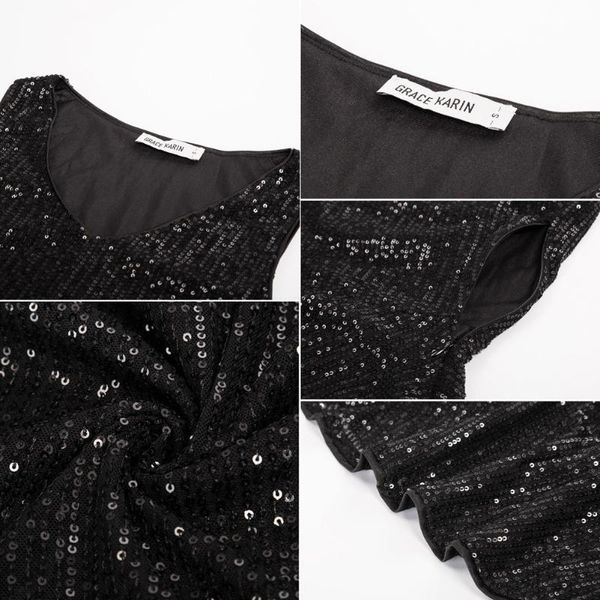 

casual women shirts stunning sequined sleeveless v-neck peplum hem slim fit summer blouses clothes female ladies 2020, White