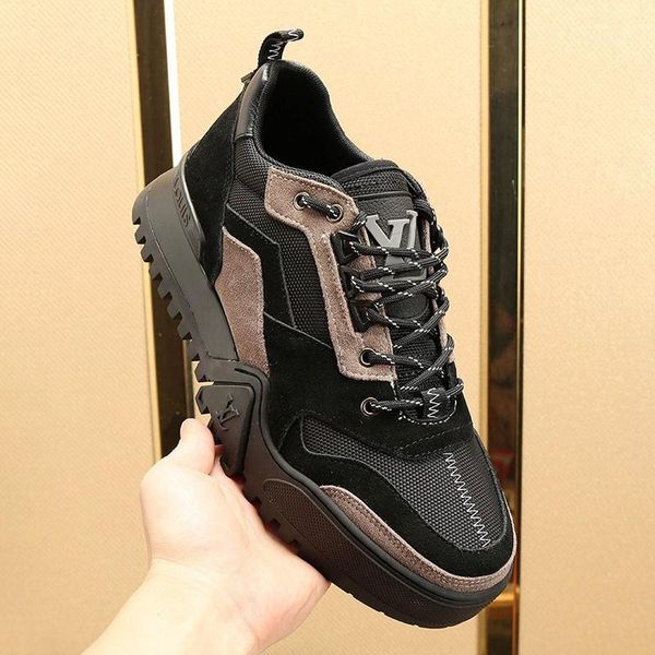 

mens shoes casual sneakers breathable trainers mens shoes fashion luxury hiking sneaker chaussures pour hommes men shoes casual, Black