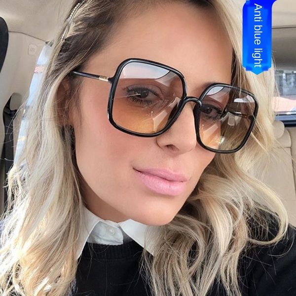 

a207 интернет-знаменитость большого кадр анти-синий вс корейского стиль мода ins моды выстрела улицы для женщин солнцезащитных очков солнцез