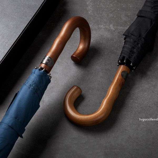 

parachase large umbrella men windproof 135cm double layer golf umbrellas rain 8k ultra-large paraguas wooden handle big umbrella t200117