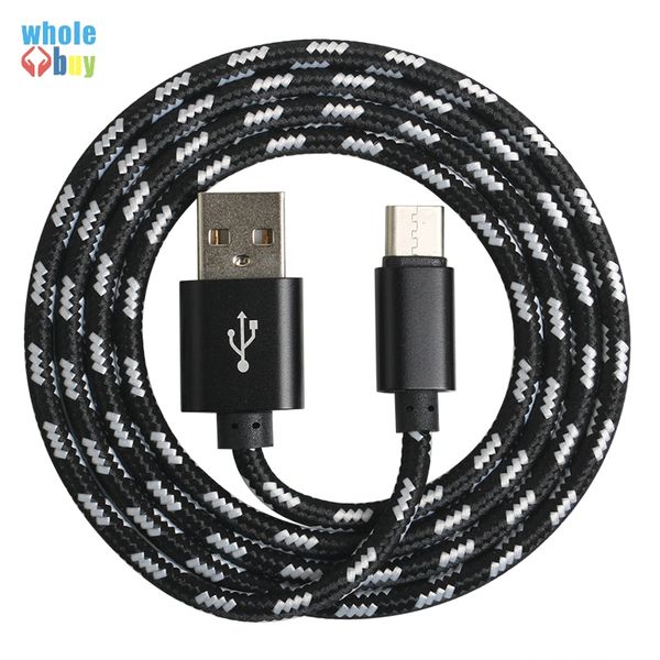 

3m nylon lattice braided charging data cable type-c/micro fast chargering