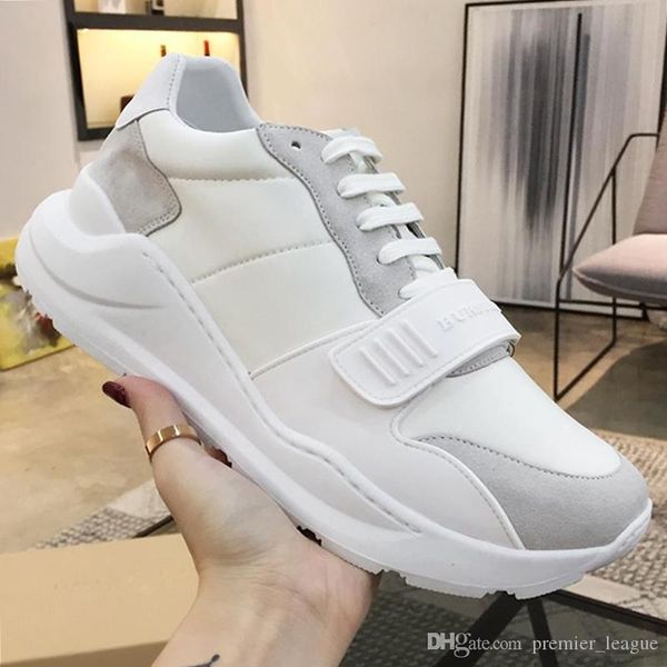 

2021 men shoes luxury big size leather mens shoes rubber sole womens luxury chaussures femme vintage check cotton sneake