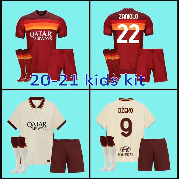 

2020 2021 totti de rossi as джек roma трикотажных изделий футбола 20 21 колары клюйверт футбол футбольных рубашек детских наборов, Black