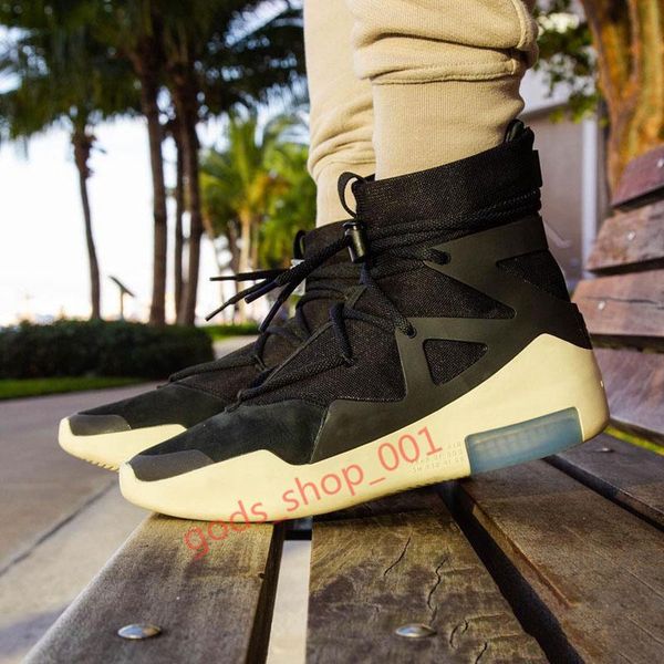 

ale fear of god 1 boots designer shoes triple black orange high ankle sport shoes hococal sneaker mens winter boots skateboard shoes