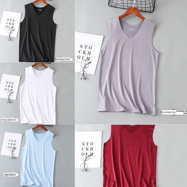 

ice шелковый мужской мужские бесшовные дышащие фитнес жилет жилет рубашки жилет работает без рукавов рубашки база slim fit, White;black