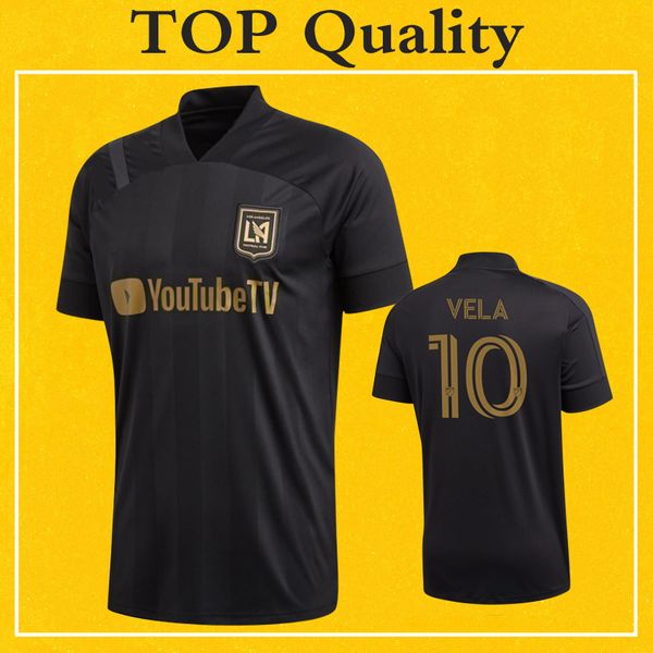 

2020 lafc футбол джерси mls футбол рубашка home away los angeles fc vela top качество больше 10шт бесплатная доставка dhl, Black;yellow