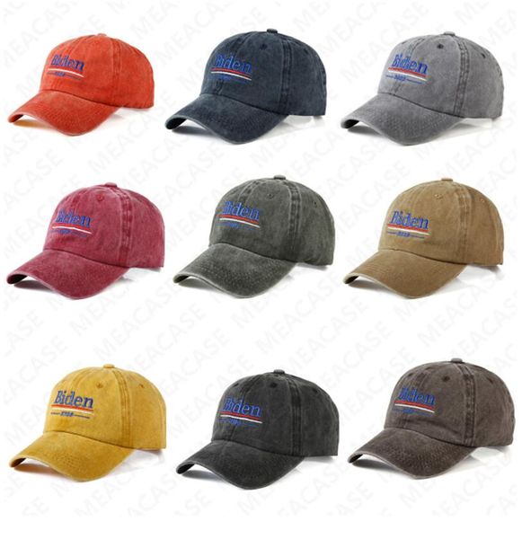

biden 2020 letters print visor cap usa election biden baseball caps summer embroidery washable sunhat sports beach peaked cap headgear d7612, Yellow