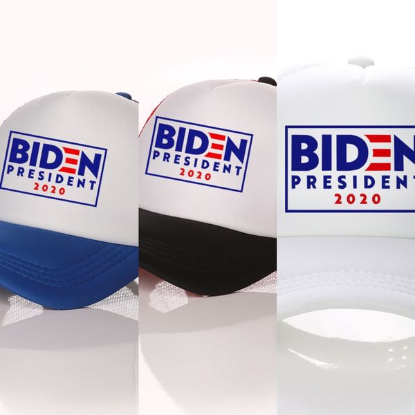 

49iri joe biden baseball patchwork 2020 ameria us president election mesh cap men women trucker hats adjustable hat outdoor trucker caps, Blue;gray