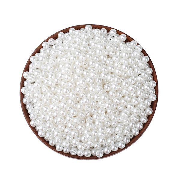 

2000pcs white round pearl beads various sizes for jewelry marking loose spacer beads bracelet necklace charm jewelry finding
