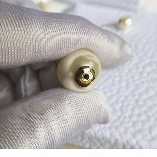 

модельеры марки жемчужных серег стержня aretes для леди женщин партии любителей свадебного подарок обручального украшения для невесты, Golden;silver