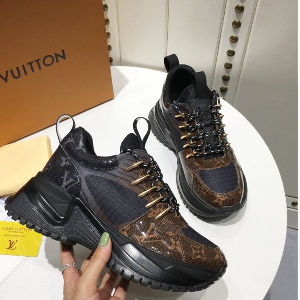 

047 new designer luxury women's casual fashion shoes, women's outdoor casual shoes, high-quality materials, with original box, Black