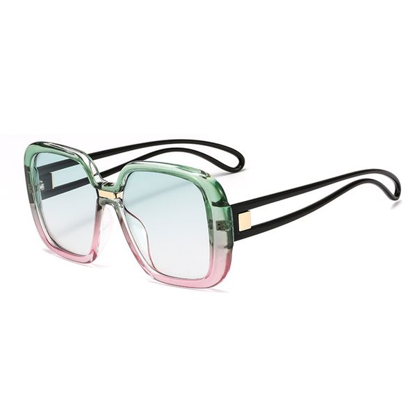 

2020 brand design women sunglasses hollow hinge plastic material lenses 4006 uv400 protection eyewear, White;black