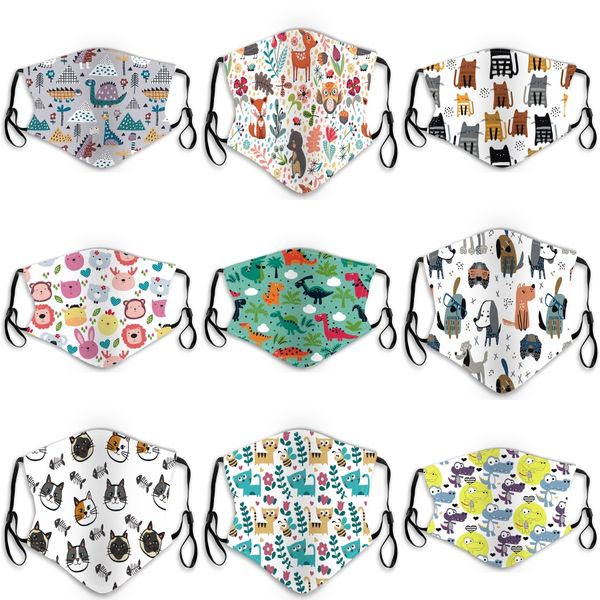 

camouflage face mask mouth er anti-l dustproof washable reusable silk cotton masks black packaging shipping#141