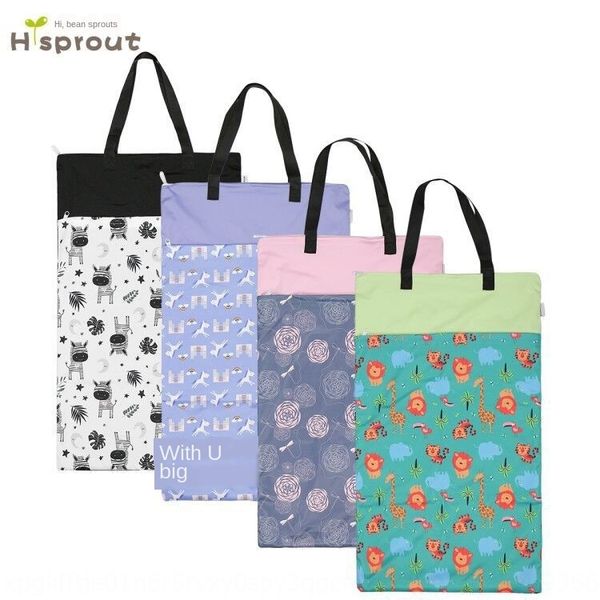 

waterproof super large capacity baby clothing clothes storage bag 40 * 70cm multi-function dry-wet separation storage bag