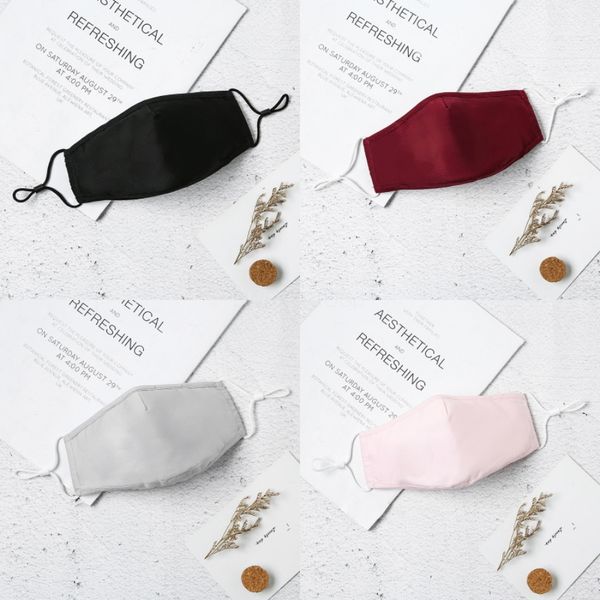 

100% sponge printed intercalable filter 1pcs pm2.5 designer printed face mask three-dimensional washable sponge ered face mas #888#688, Black