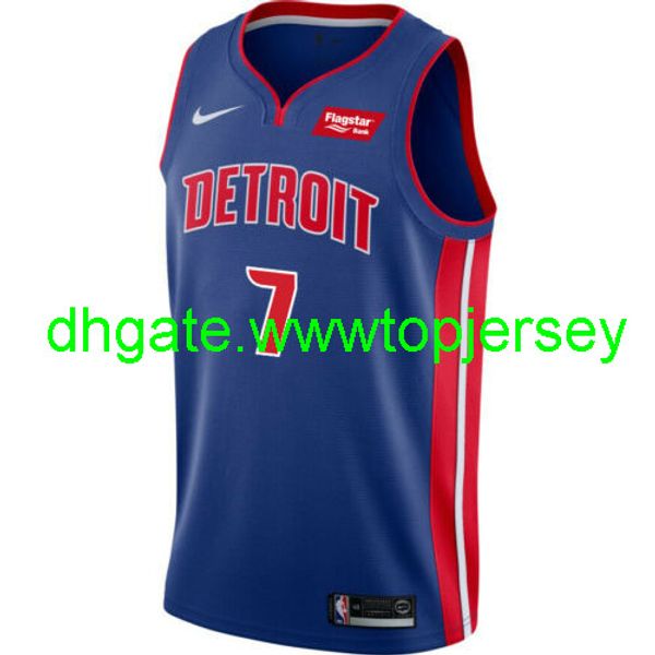 

thom maker #7 blue sponsor jersey - vest stitched basketball jerseys, Gray