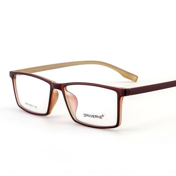 

ultra light tr90 thin leg big frame universal myopia glasses myopia glasses frame for men and women, Silver