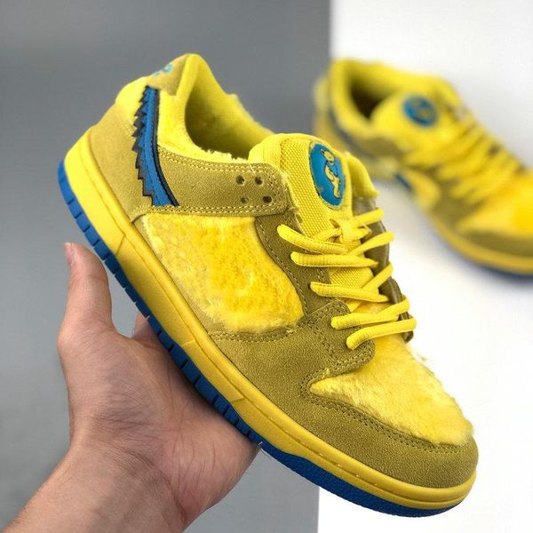 

grateful bear low pro mens running shoes dancing bears skateboard chunky sport sneakers women yellow orange green three pink strange love tr